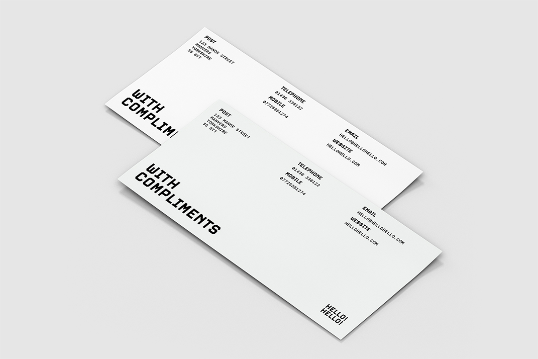 Compliment Slips
