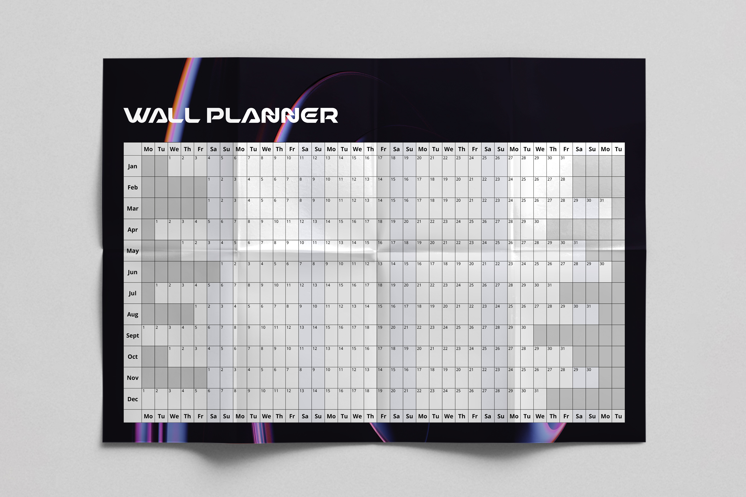 Folded Wall Planners